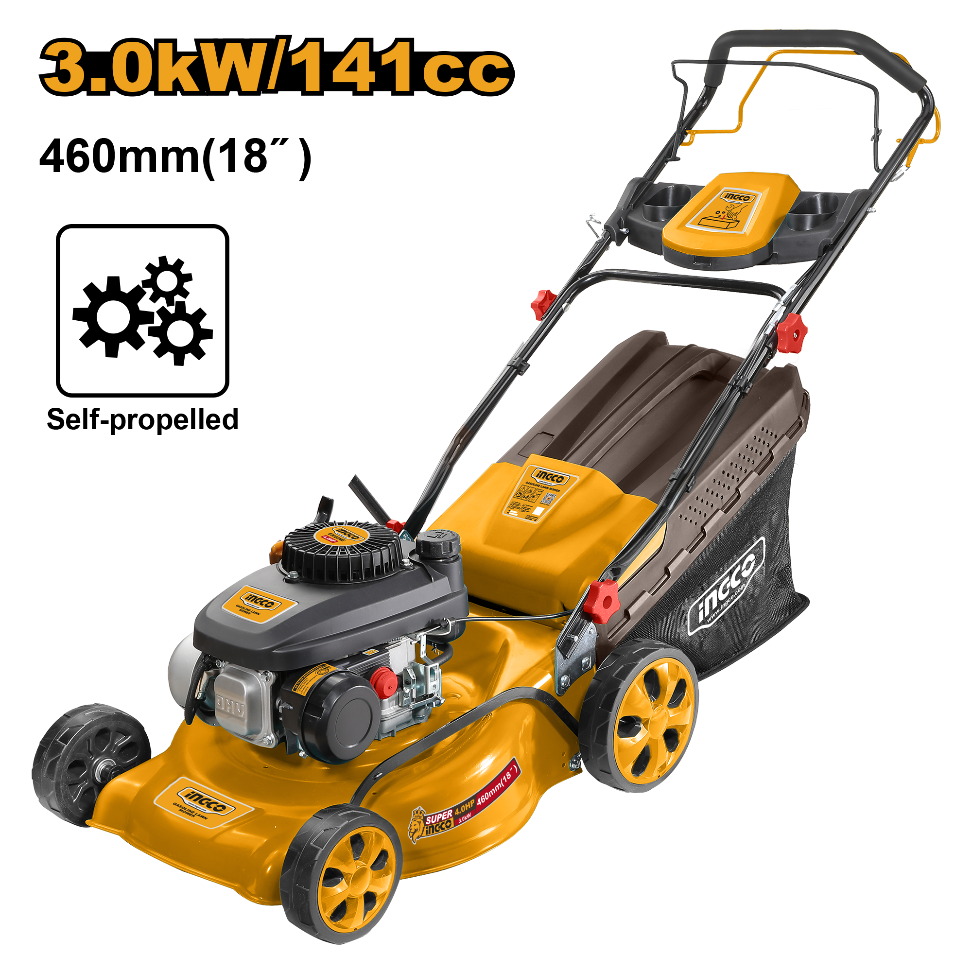 1 INGCO gasoline lawn mower GLM141182